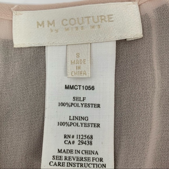 MM Couture Dusty Rose & Bronze Sequined Tank Tops - Picture 9 of 9